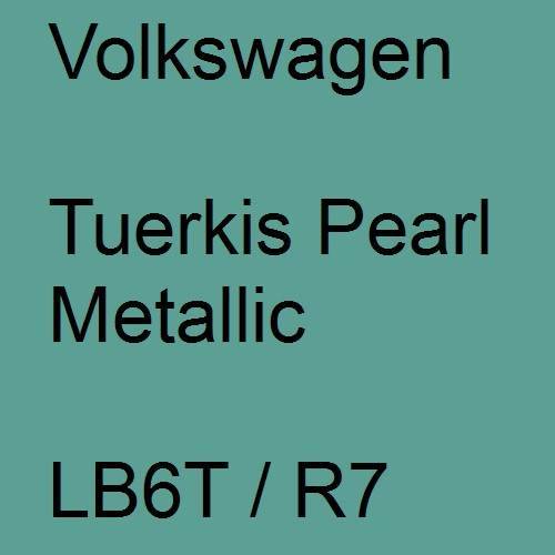 Volkswagen, Tuerkis Pearl Metallic, LB6T / R7.